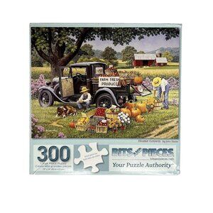 John Sloane Art Puzzle Home Grown 300 Pieces Large Format